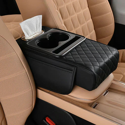 🎄Weihnachtsangebot: Jetzt 49% Rabatt! 🎉Multifunctional PU Leather Car Armrest Box Mat