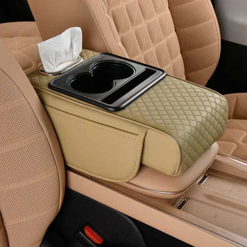 🎄Weihnachtsangebot: Jetzt 49% Rabatt! 🎉Multifunctional PU Leather Car Armrest Box Mat