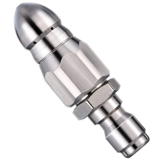 Potente boquilla de limpieza de tuberías y desactivaciones