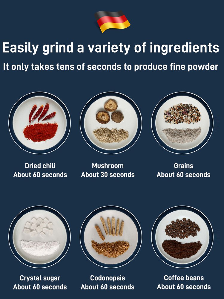 🥳2026 HOT SALE🥳Your Kitchen’s Power Assistant! Grind Spices, Nuts & More