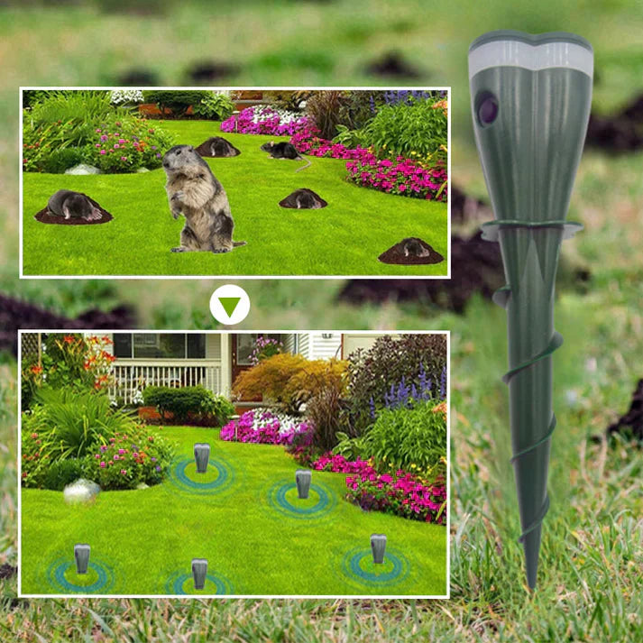 🔥Hot Sale 50% OFF☘️Solar Powered Waterproof Animal Repellent