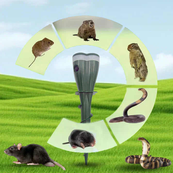 🔥Hot Sale 50% OFF☘️Solar Powered Waterproof Animal Repellent