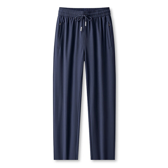 Ice Feel Quick-Dry Athletic Pants – Cooling Fabric, Loose Fit & Moisture-Wicking (M–4XL) 🌿👖