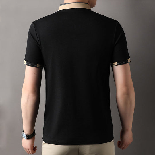 🔥Venta caliente - 50% de descuento🔥Camisa ligera de manga corta con cuello para hombre👔