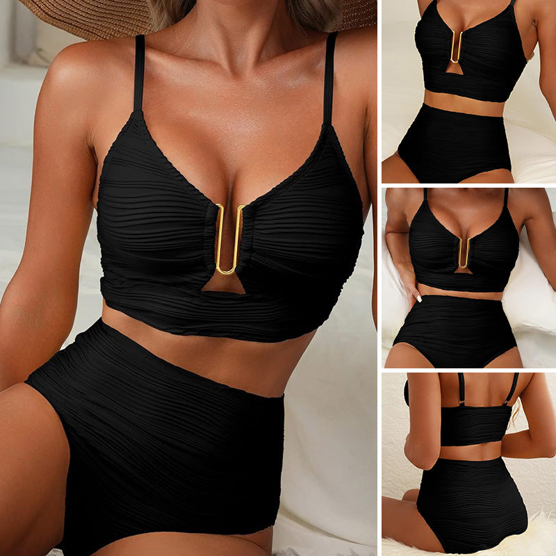 🔥The swimsuit you absolutely must own in 2026🎁 Women's High-Waisted Push-Up Bikini