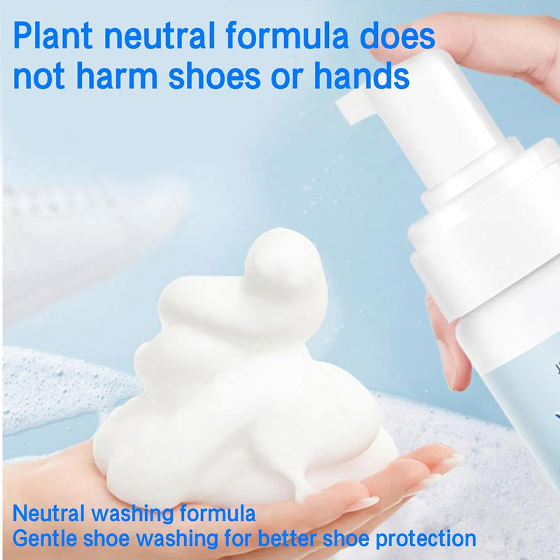 👟 LIMITED-TIME 50% OFF! 🧴 Universal No-Rinse Foam Shoe Cleaner – 200ml, Portable, Fast, Gentle 🧼