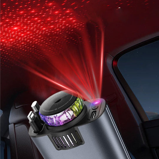 ✨ Un dispositivo, un sinfín de vibraciones | Cargador 5 en 1 &  Difusor de aroma | Cambia de cargador de día a Galaxy de noche 🌌【50% de descuento】