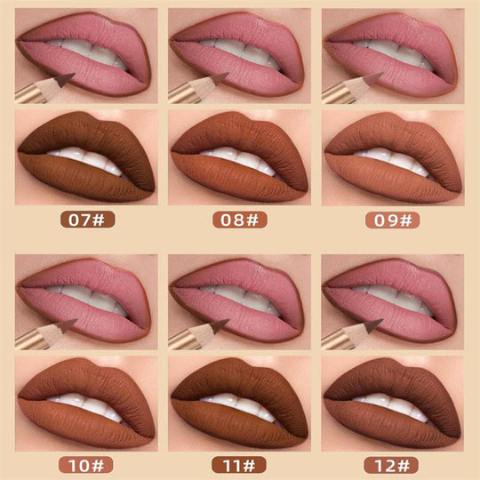 👄 BUY 2 GET 1 FREE! 💄 12-Color Smudge-Proof Lip Liner Pencil Set – Long-lasting, creamy & waterproof – perfect for everyday wear or pro makeup 🎨