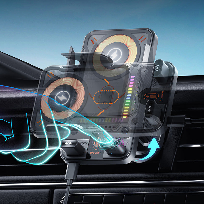 ⏰️Time-Limited 35%OFF！📱New Wireless Fast Charging Car Mount