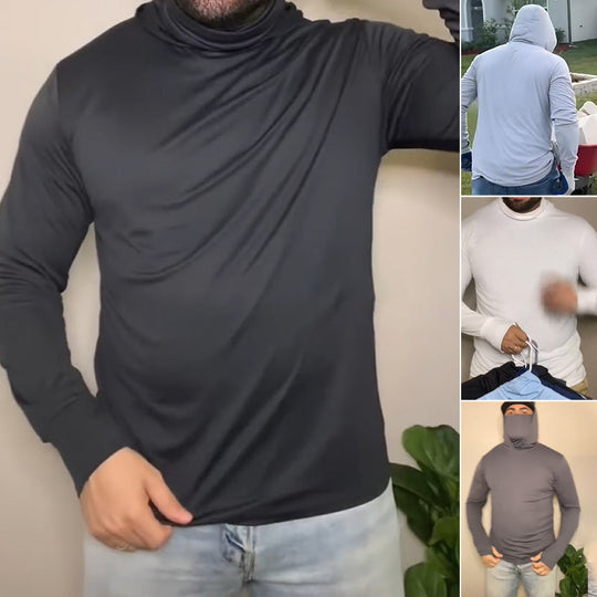 👕 50% OFF NOW! ☀️ Men’s Lightweight Quick-Dry UV Protection Hoodie – Breathable, Sun-Safe & Perfect for Outdoor Activities 🏕️