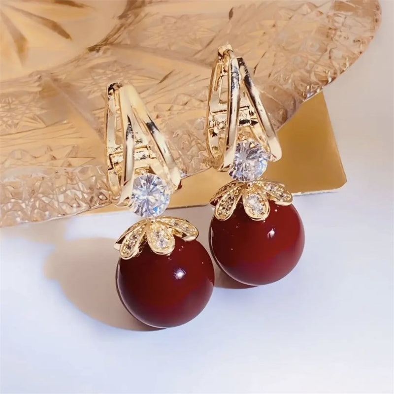 🎁Buy 1 Get 1 Free🌼Sparkly Huggie Dangle Earrings for Women✨