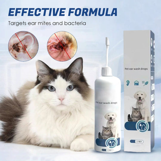 Ácaro del oído de las mascotas & Cuidado de las bacterias & Solución limpia