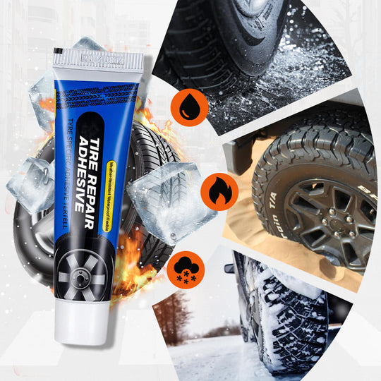 Adhesivo de reparación flexible de neumáticos impermeable resistente a la clima