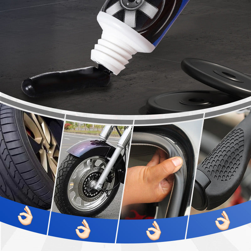 Adhesivo de reparación flexible de neumáticos impermeable resistente a la clima