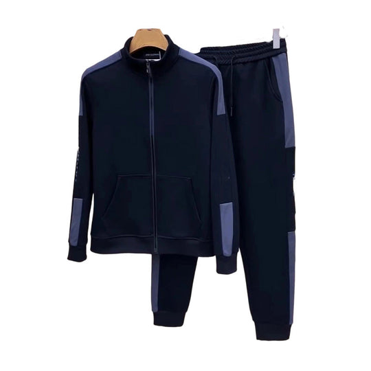 Chaqueta con capucha y cuello alto para hombre & Conjunto de pantalones jogger