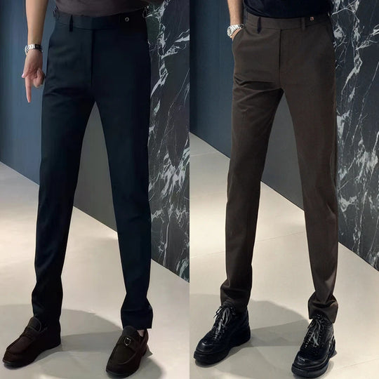 🔥50 % Rabatt🔥 Herren-Anzughose aus Stretch, knitterfrei, ganztägiger Tragekomfort