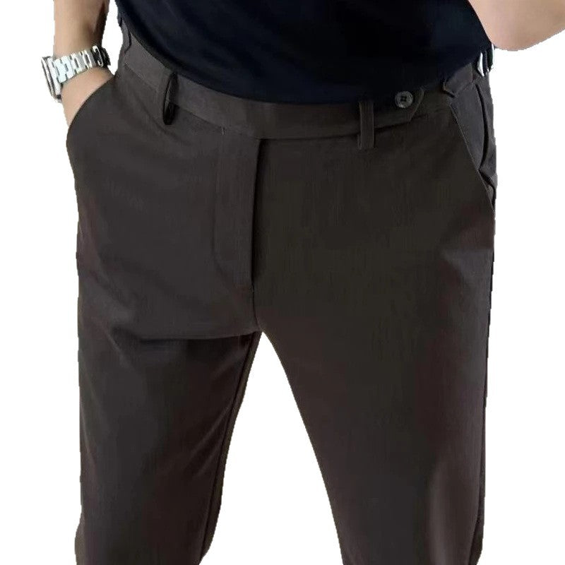 🔥50 % Rabatt🔥 Herren-Anzughose aus Stretch, knitterfrei, ganztägiger Tragekomfort