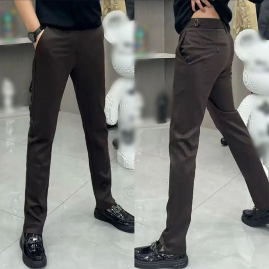 🔥50 % Rabatt🔥 Herren-Anzughose aus Stretch, knitterfrei, ganztägiger Tragekomfort