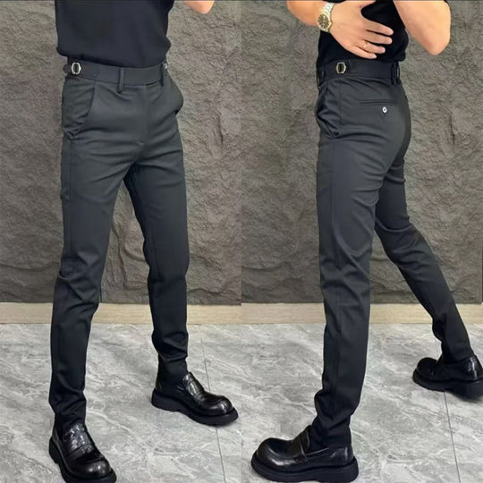 🔥50 % Rabatt🔥 Herren-Anzughose aus Stretch, knitterfrei, ganztägiger Tragekomfort