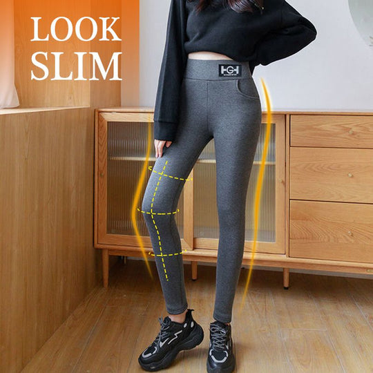 💥Soldes -50%💕Pantalon slim en cachemire thermique tendance pour femme
