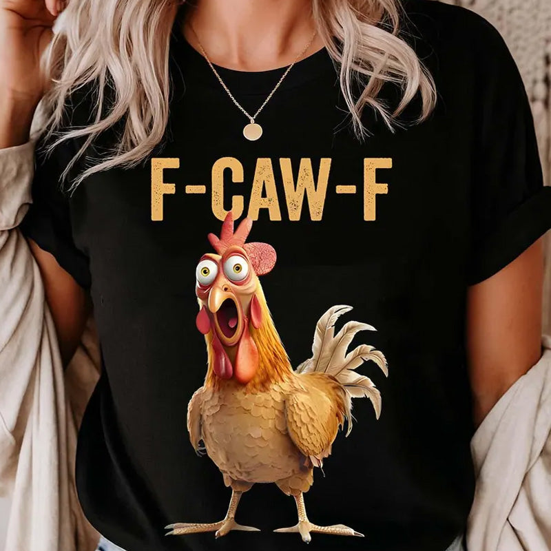 🔥 LAST DAY PROMOTION - 30%OFF 🔥 Cotton Unisex Funny F-Caw-F Chicken Shirt