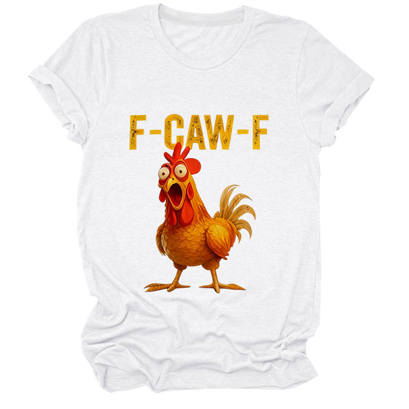 🔥 LAST DAY PROMOTION - 30%OFF 🔥 Cotton Unisex Funny F-Caw-F Chicken Shirt