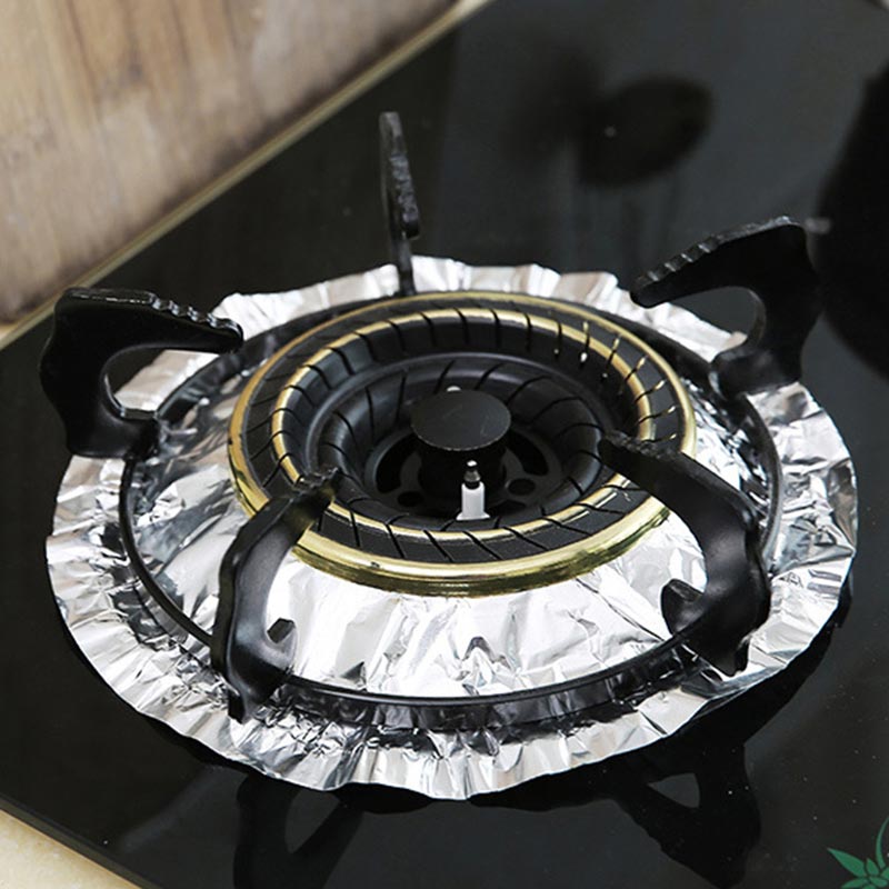 Almohadillas a prueba de aceite de papel de aluminio para estufa