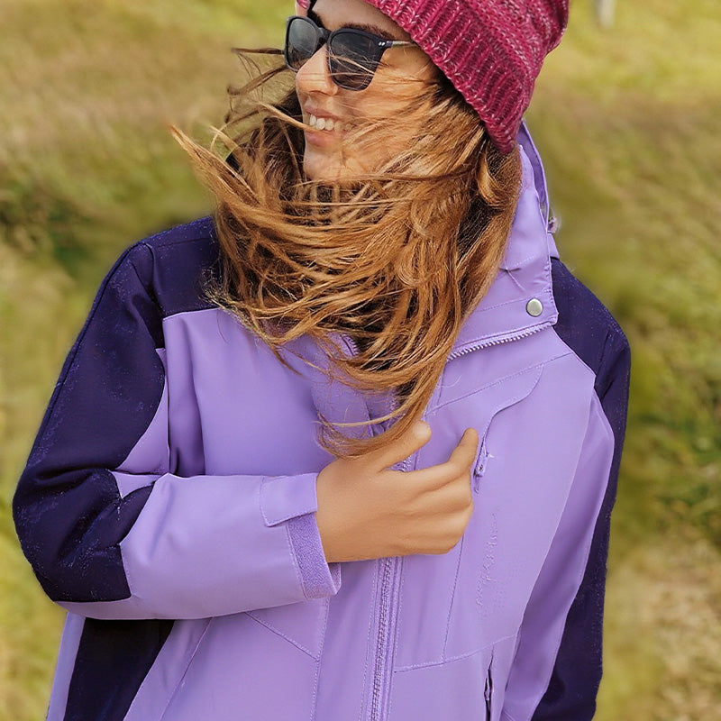 📢¡¡¡60% DE DESCUENTO!!!⏰Chaqueta 3 en 1 para mujer con triple protección para exteriores, multicolor