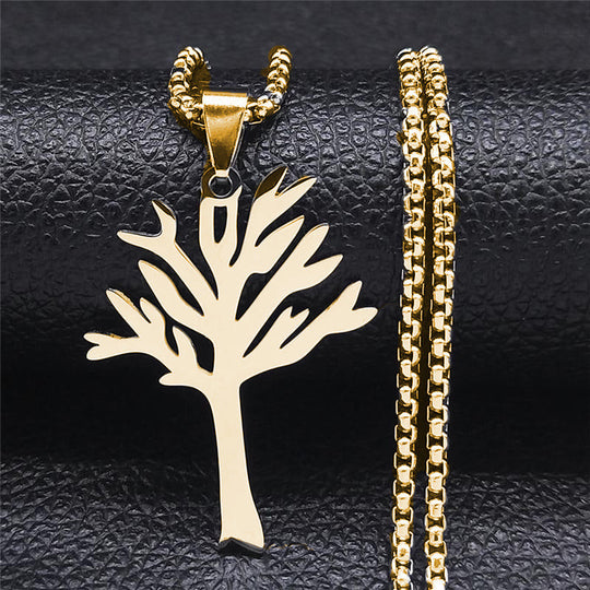 Tree of Life Cutout Necklace