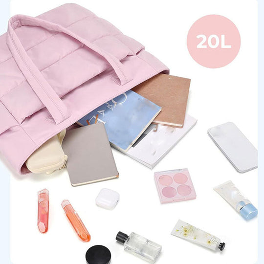 Sac fourre-tout léger rose doux pour femmes