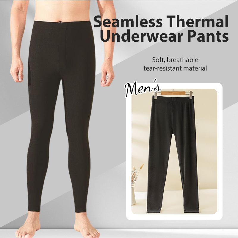 Pantalones interiores térmicos sin costuras para hombre