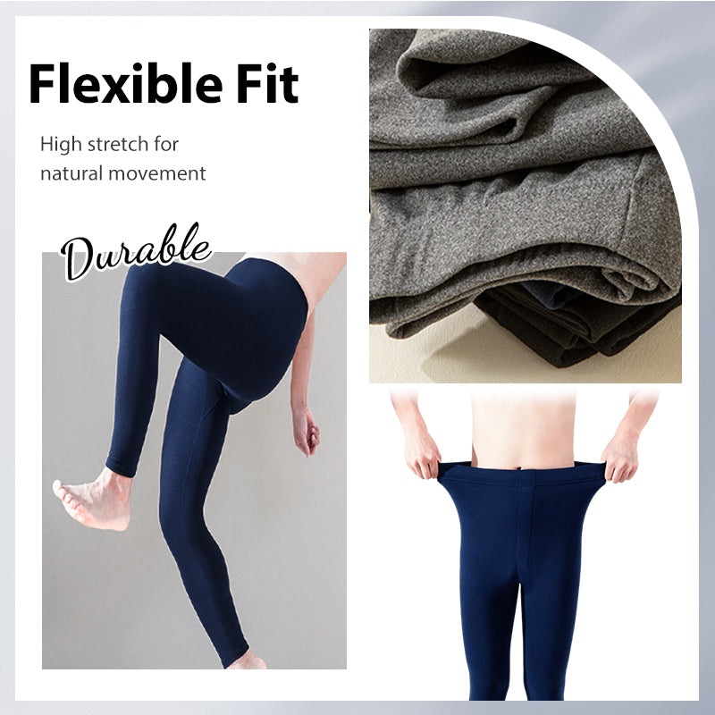 Pantalones interiores térmicos sin costuras para hombre