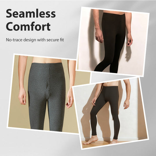 Pantalones interiores térmicos sin costuras para hombre
