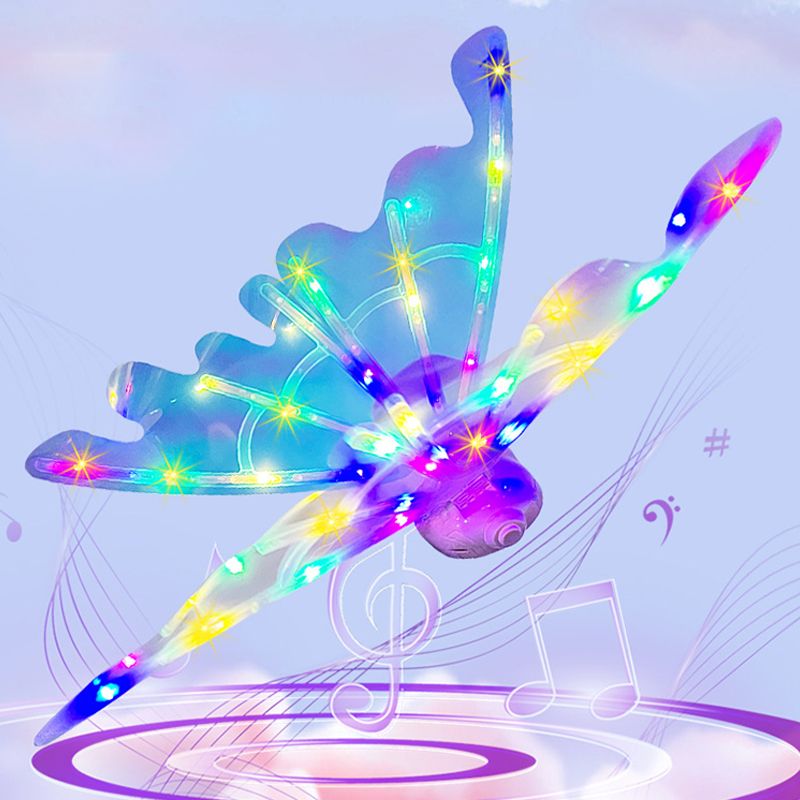 🎄Weihnachts-Schnäppchen 2025🎁Wiederaufladbare elektrische Feenflügel mit LED-Lichtern und Musik🧚‍♀️
