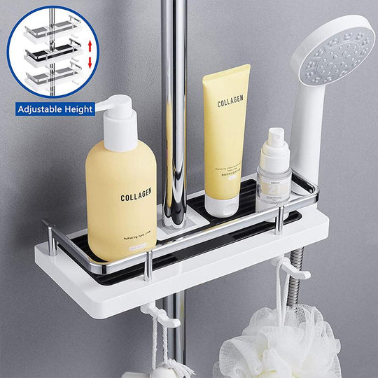 Bathroom Pole Shower Storage Rack Holder🔥