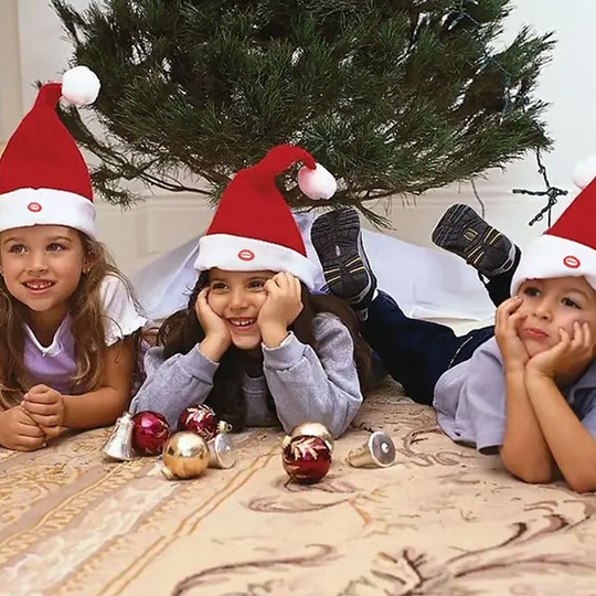 Singende und tanzende elektrische Weihnachtsmütze
