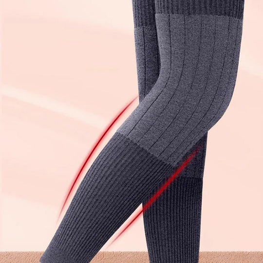 Rodilleras largas, cómodas y elásticas y cálidas.