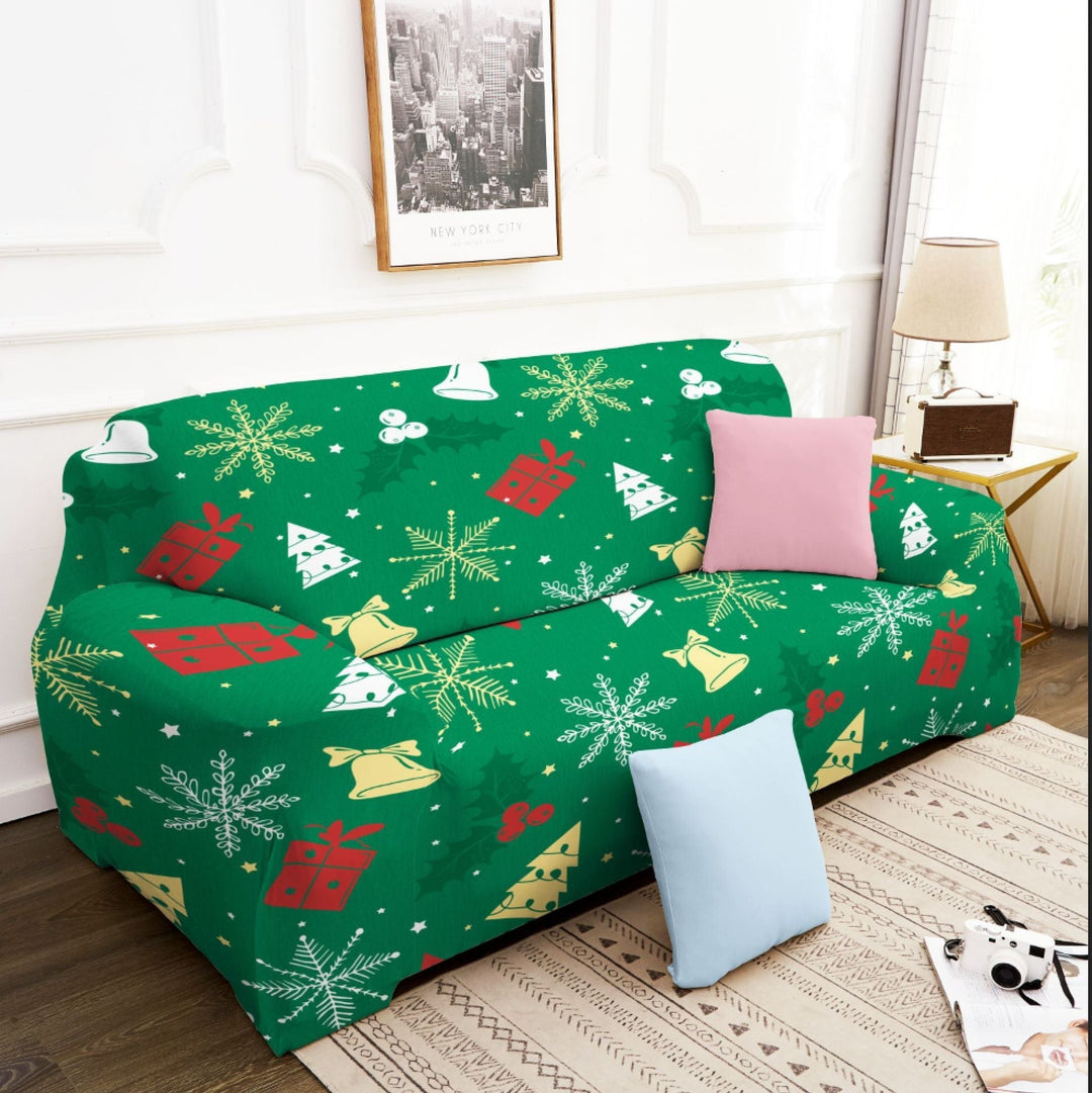 📢📢50 % RABATT!!⏰⏰Weihnachtsvollumwickelter universeller Stretch-Sofabezug