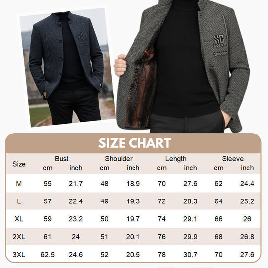 🧥 50% OFF NOW! 🔥 Men's 3D Fit Winter Coat - Thickened & Windproof, Ideal for Cold Weather Outdoors ❄️✨