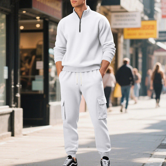 Chic Versatile Men's Warm 2-Piece Set