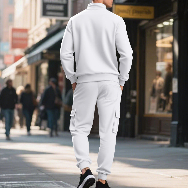 Chic Versatile Men's Warm 2-Piece Set