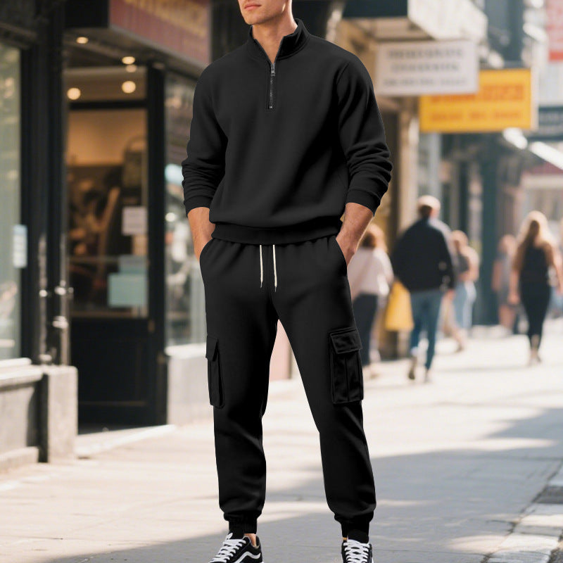 Chic Versatile Men's Warm 2-Piece Set