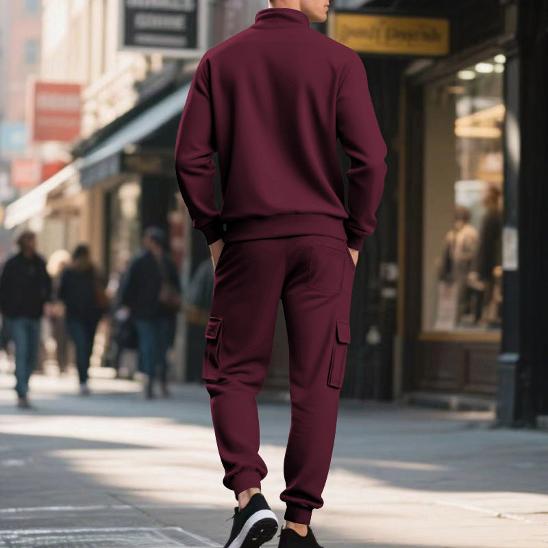 Chic Versatile Men's Warm 2-Piece Set