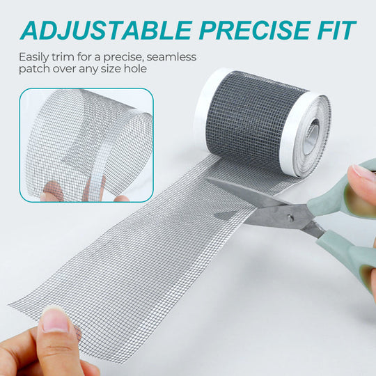 🔥 Self-Adhesive DIY Window Screen Repair Tape – Quick Fix for Holes & Tears, Easy No-Tool Repair