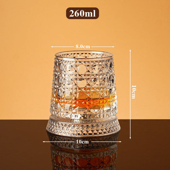 🎁Time-Sensitive Exclusive Deal! 🥃  360° Rotating Whiskey Glass – Aerate & Relieve Stress ✨