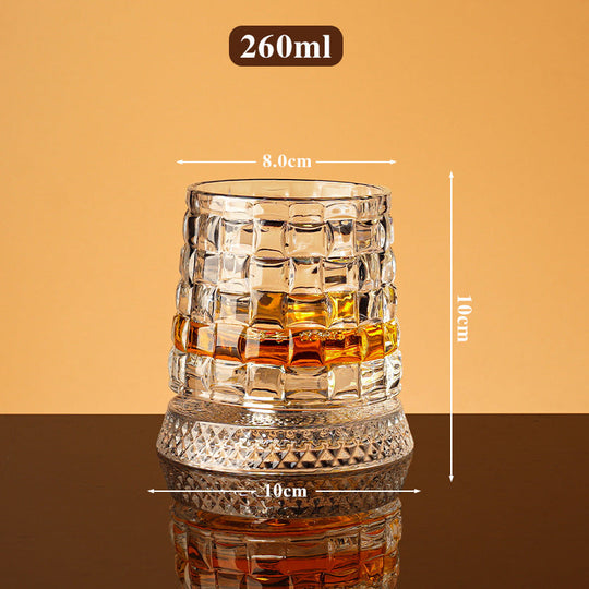 🎁Time-Sensitive Exclusive Deal! 🥃  360° Rotating Whiskey Glass – Aerate & Relieve Stress ✨