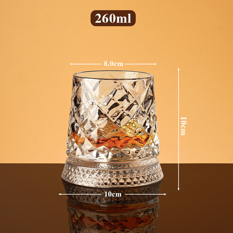🎁Time-Sensitive Exclusive Deal! 🥃  360° Rotating Whiskey Glass – Aerate & Relieve Stress ✨