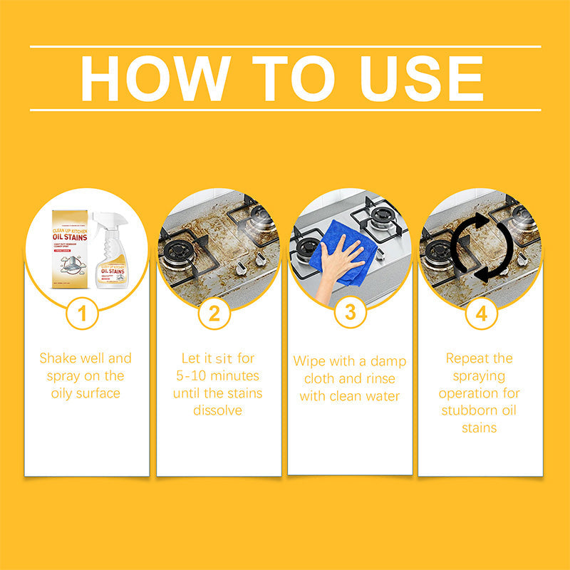 💞50K+ SOLD!💥30% OFF! 🔥Powerful Degreaser Cleaning Spray for Kitchen