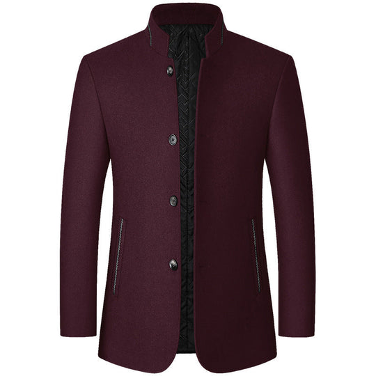 Men's Classic Stand Collar Jacket