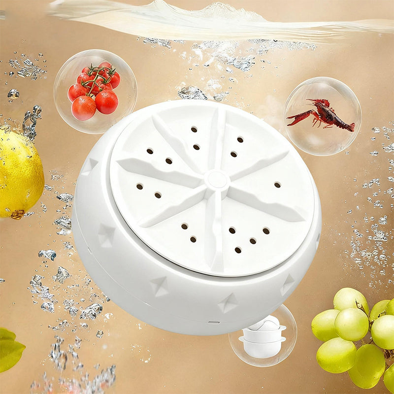 🍉🥬Müheloser Vortex-Obst- und Gemüsewascher